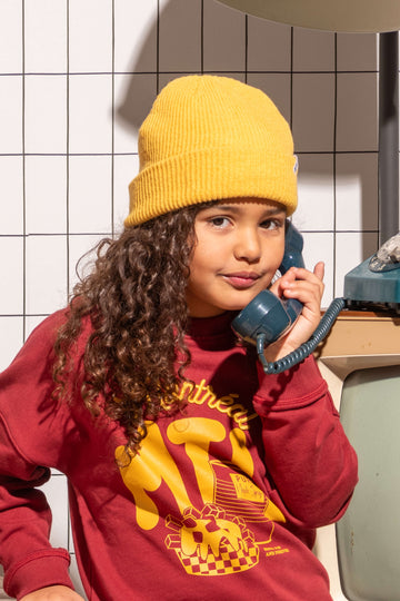Bonnet enfant - Moutarde