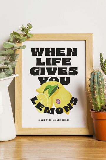 LEMONADE - AFFICHE A4