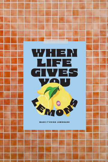 LEMONADE - AFFICHE A4